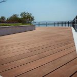 Terrasse extérieur en parquet essence naturelle - référence Deck Bamboo couleur naturel - résistance a l'eau & intempéries