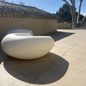 Sélection carrelage Perto Almond chez Kei-Stone Aix en Pce - terrasse extérieure